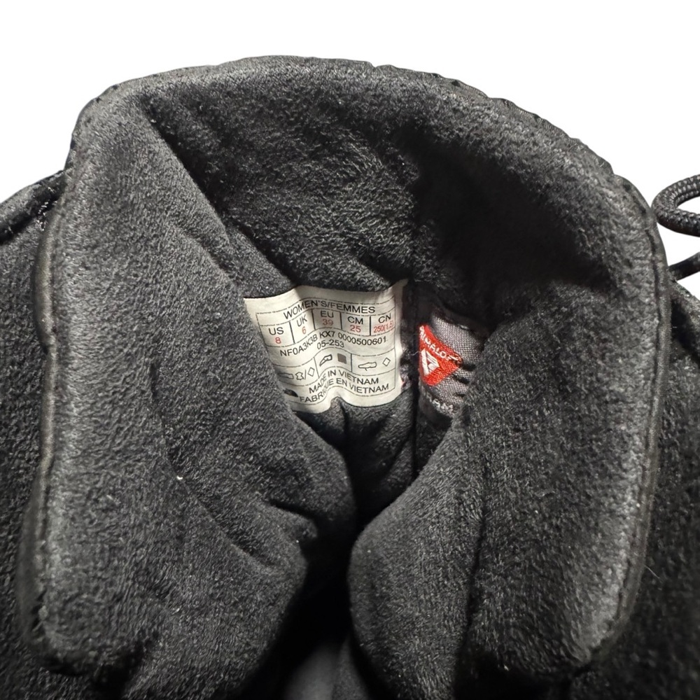 The North Face Yukiona Mid Boots Women's Winter Snow Boots Black TNF Size 8 NWT - Picture 7 of 7